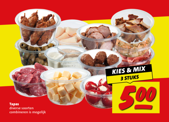 Tapas kies & mix
