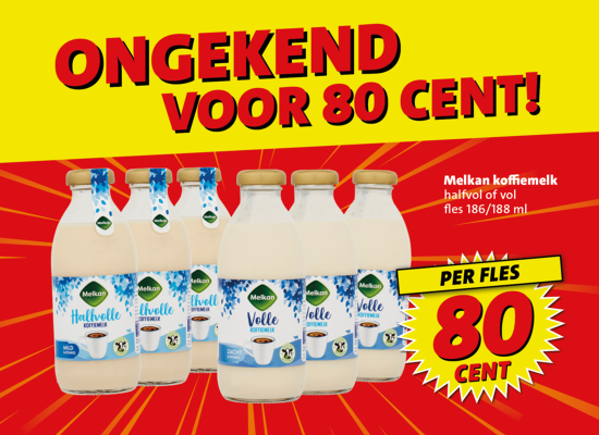 80 cent Melkan koffiemelk