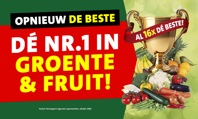 (3) Beste regionale supermarkt in groente & fruit (homepage)